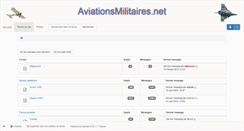 Desktop Screenshot of forum.aviationsmilitaires.net